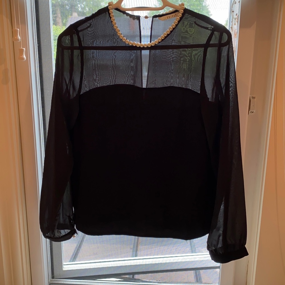 pearl silks top